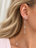 Boucles d’oreilles trèfle Zina