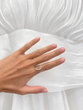 Bague géométrique Romane