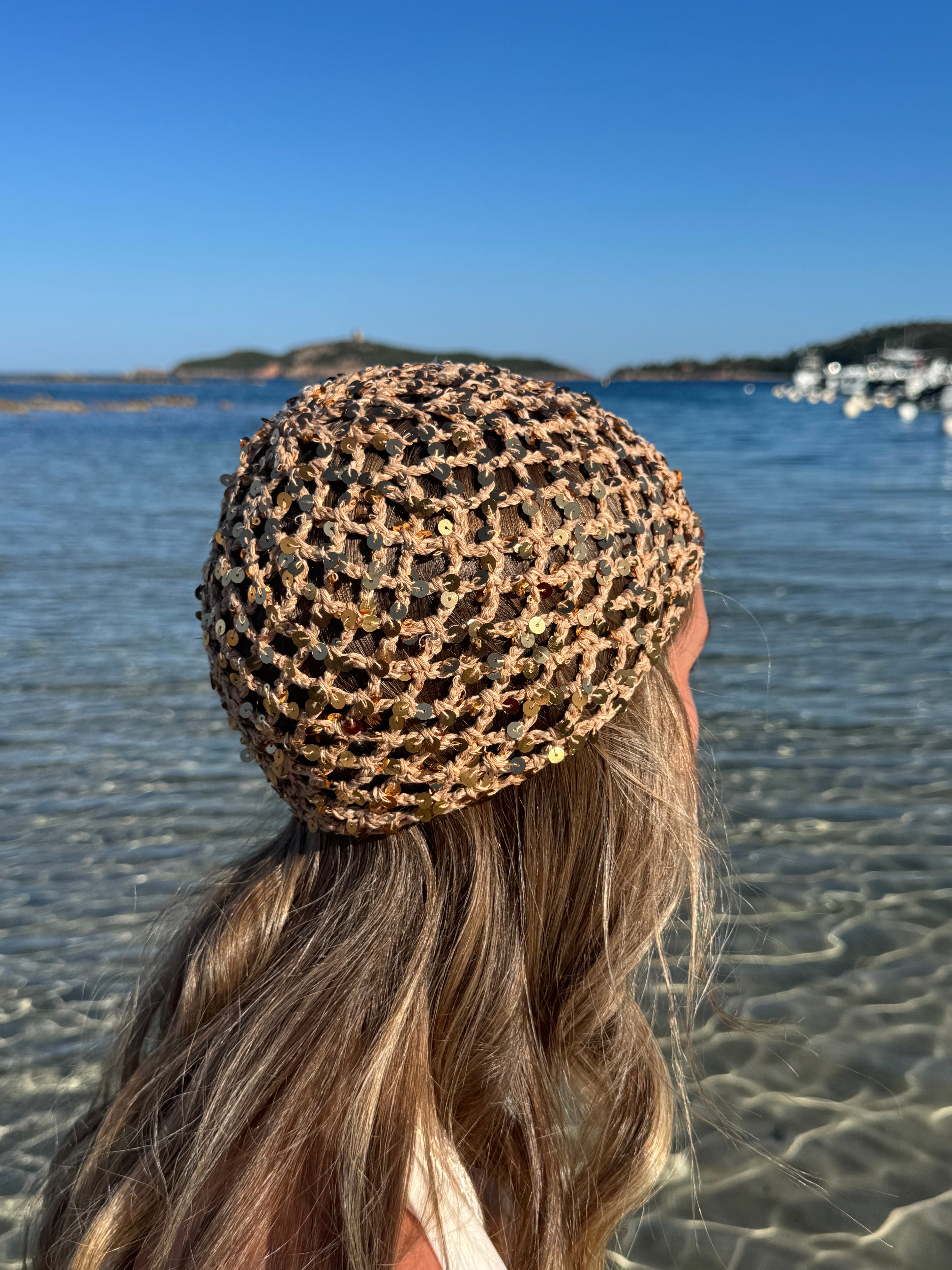 Bonnet crochet Perle
