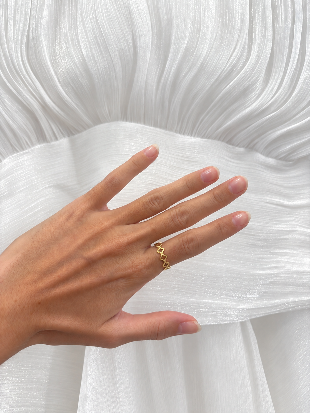 Bague trèfle Zélie